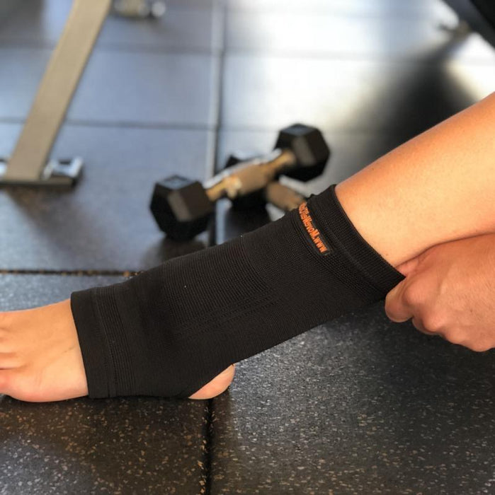 Move Well Clothing Far Infrared Ankle Support to reduce pain and inflammation